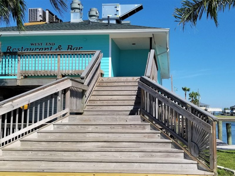The West End Marina & Restaurants Galveston, Texas Sandbar Grille
