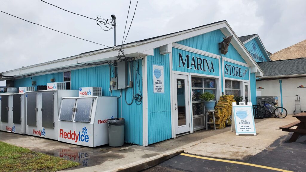 The West End Marina Store Galveston, Texas